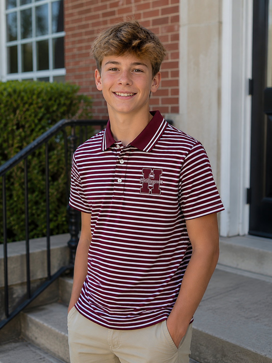 Custom School Spirit Polo