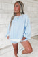 Yellow Plaid Baggy Pullover Drawstring Casual Shorts 2pcs Outfit