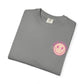 Hair Stylist Smiley T-Shirt — Pink Leopard Smiley Tee for Hairdressers