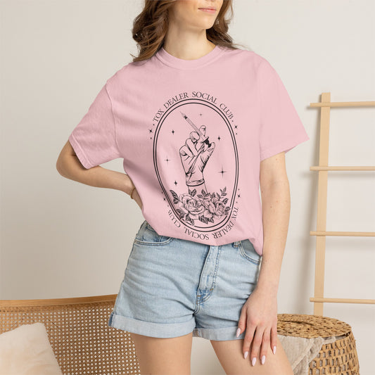 Tox Social Club Graphic T-Shirt — Floral Tarot Illustration