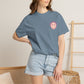 Hair Stylist Smiley T-Shirt — Pink Leopard Smiley Tee for Hairdressers