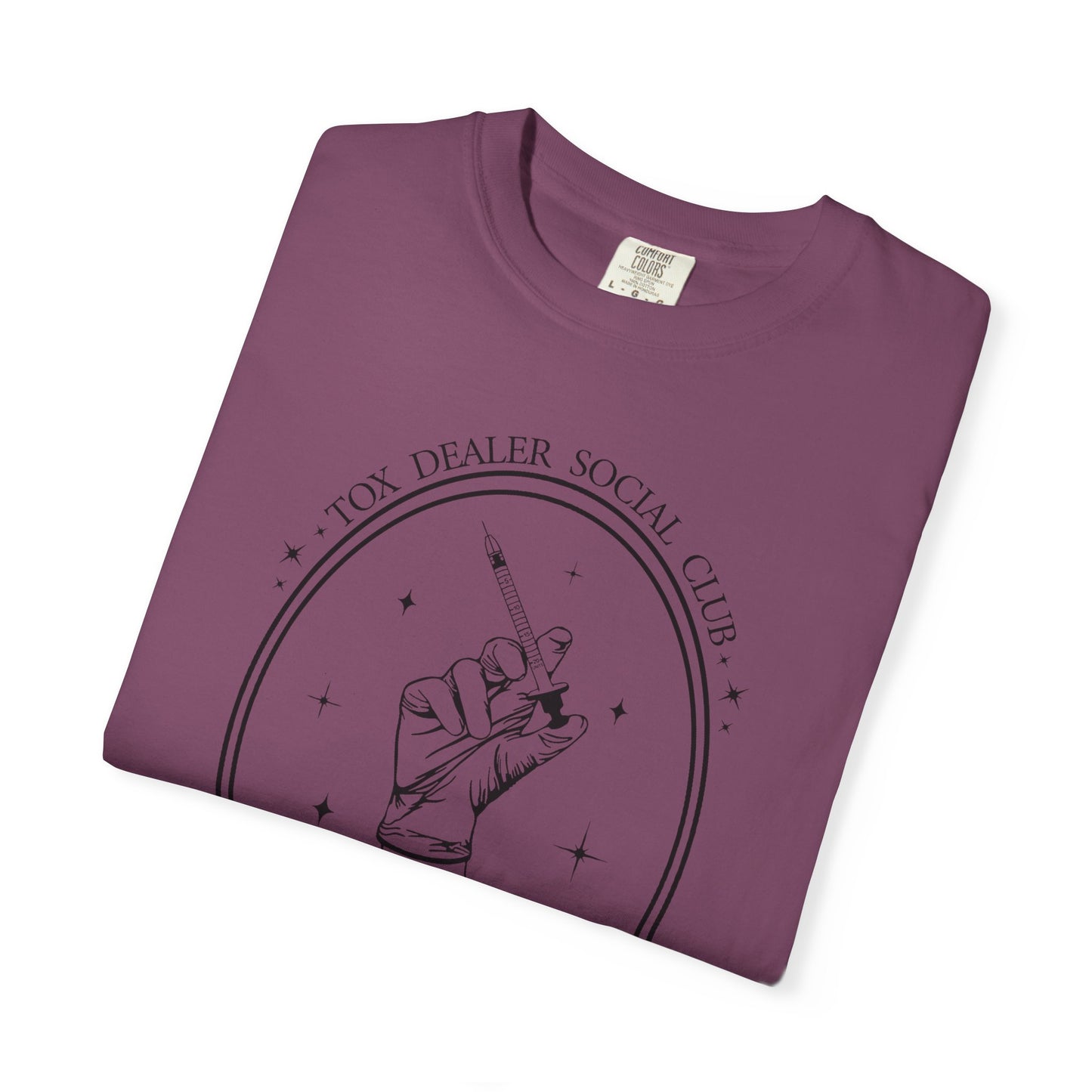 Tox Social Club Graphic T-Shirt — Floral Tarot Illustration