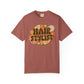 Hair Stylist T-Shirt — Retro Floral ‘Hair Stylist’ Tee