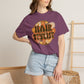 Hair Stylist T-Shirt — Retro Floral ‘Hair Stylist’ Tee