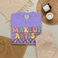 Makeup Artist Retro Graphic T-Shirt