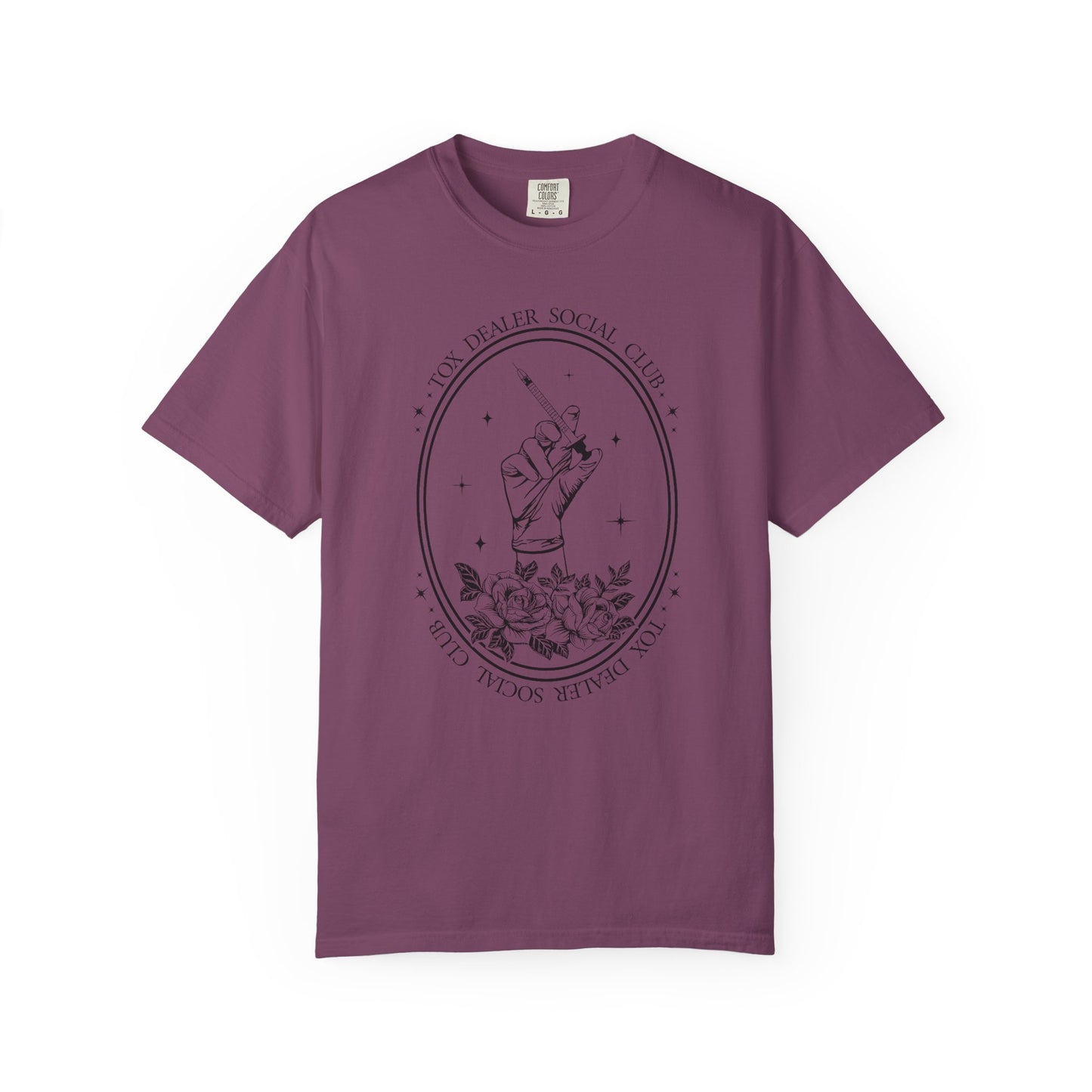 Tox Social Club Graphic T-Shirt — Floral Tarot Illustration