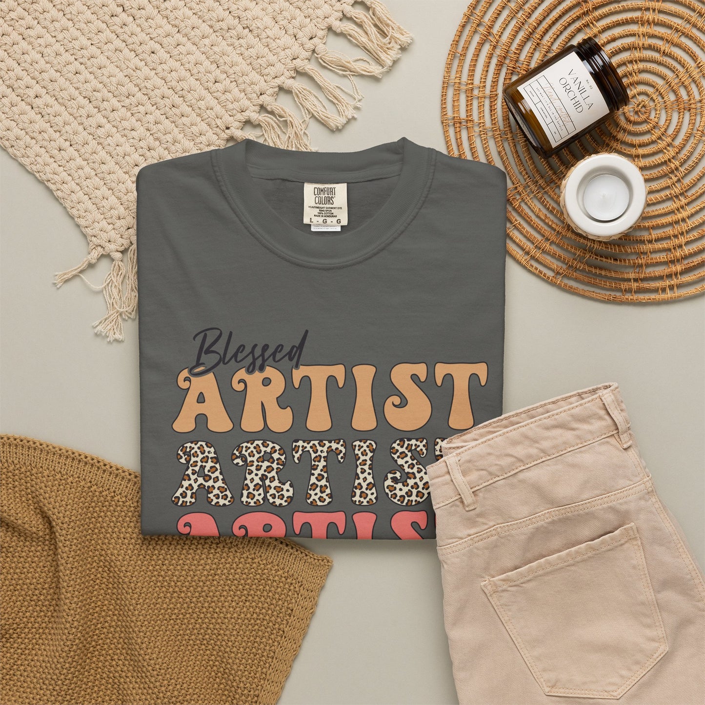 Blessed Artist Vintage-Style T-Shirt