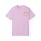 Hair Stylist Smiley T-Shirt — Pink Leopard Smiley Tee for Hairdressers
