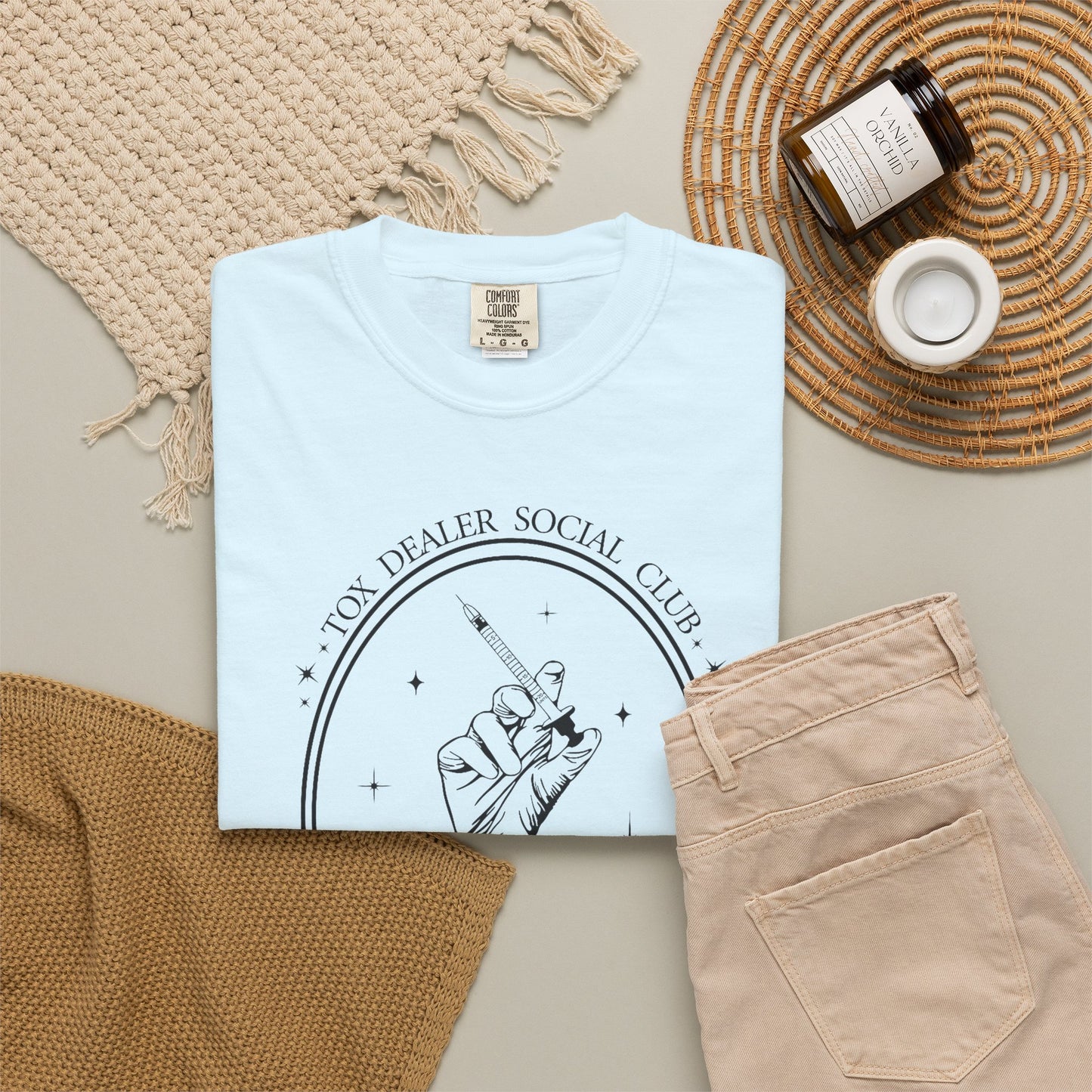 Tox Social Club Graphic T-Shirt — Floral Tarot Illustration