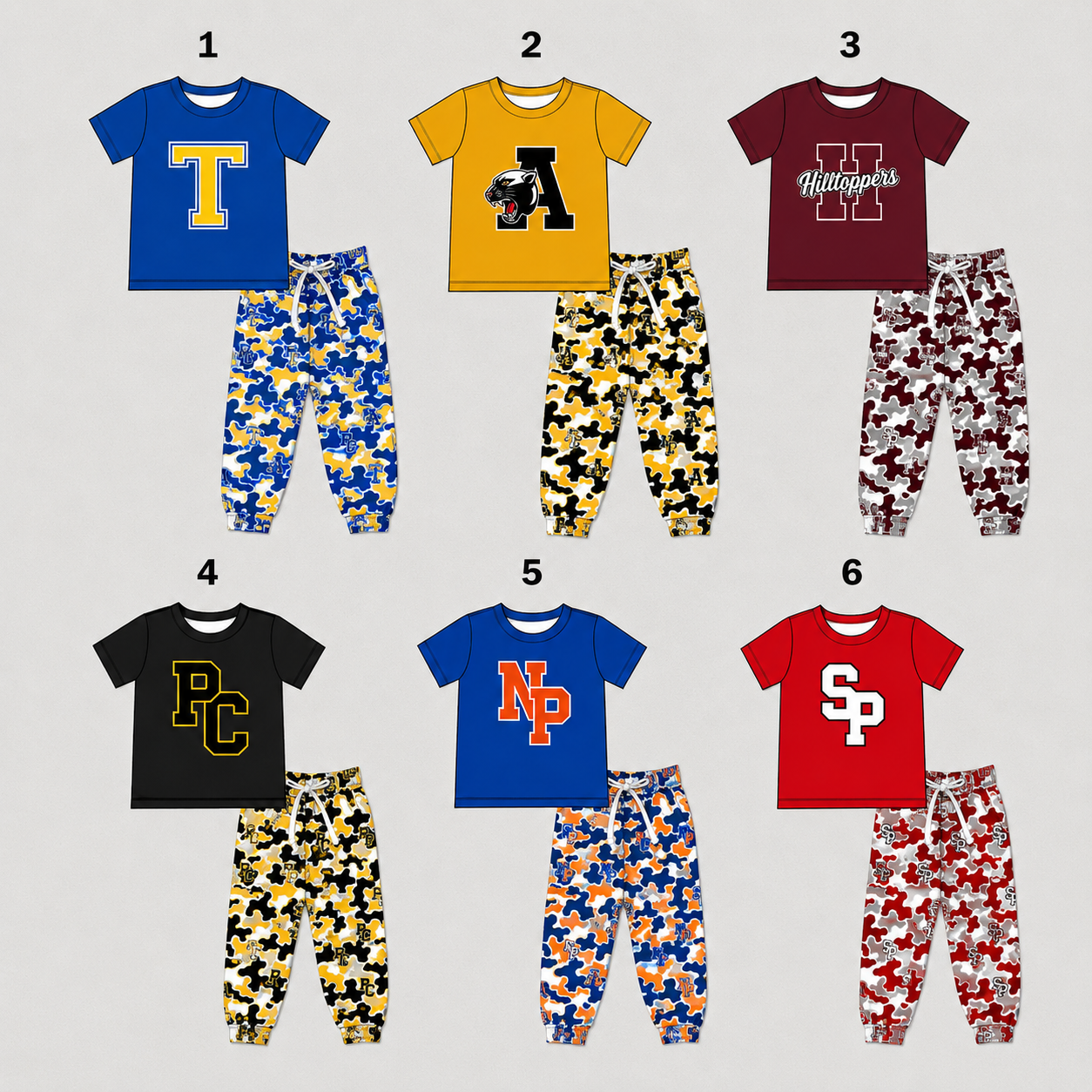 Custom Camo Jogger Set – Preorder