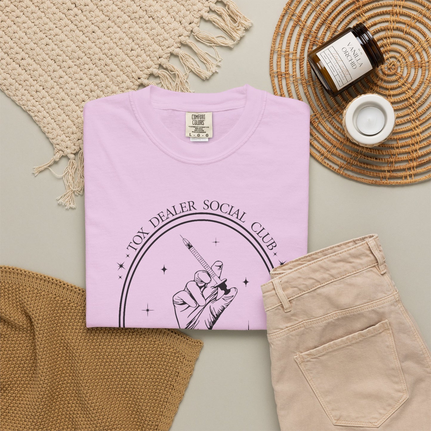 Tox Social Club Graphic T-Shirt — Floral Tarot Illustration