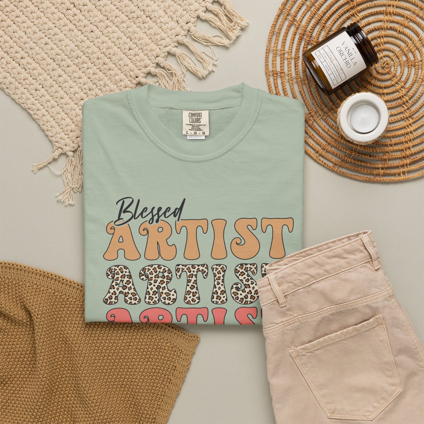 Blessed Artist Vintage-Style T-Shirt