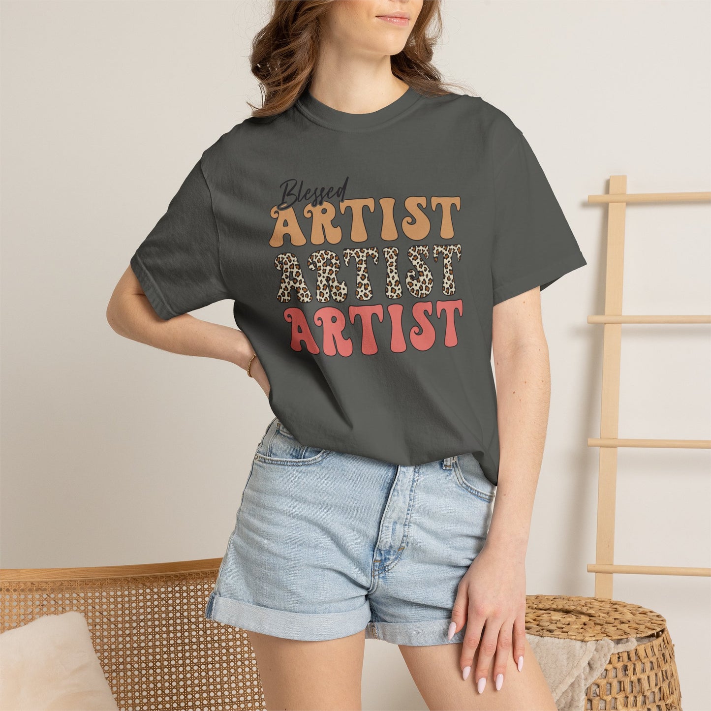Blessed Artist Vintage-Style T-Shirt