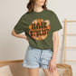 Hair Stylist T-Shirt — Retro Floral ‘Hair Stylist’ Tee