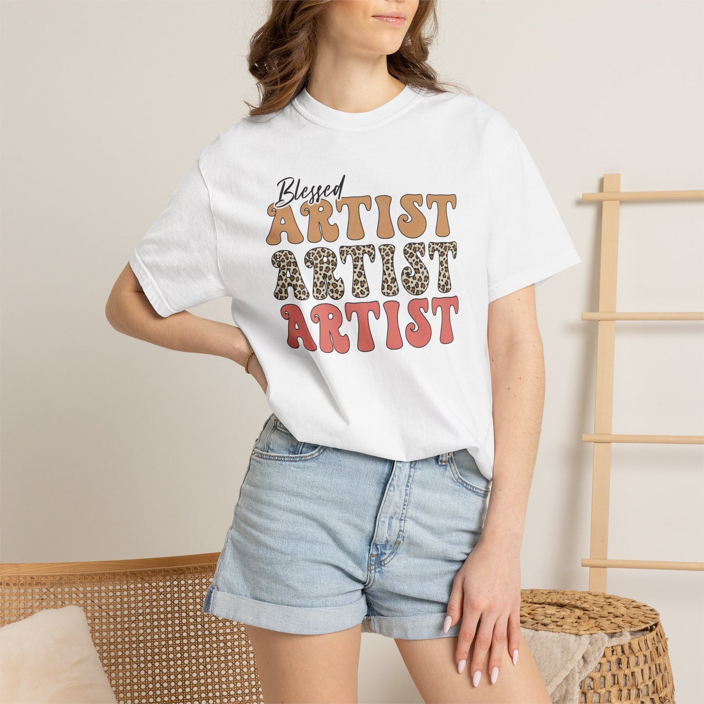 Blessed Artist Vintage-Style T-Shirt