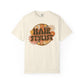 Hair Stylist T-Shirt — Retro Floral ‘Hair Stylist’ Tee