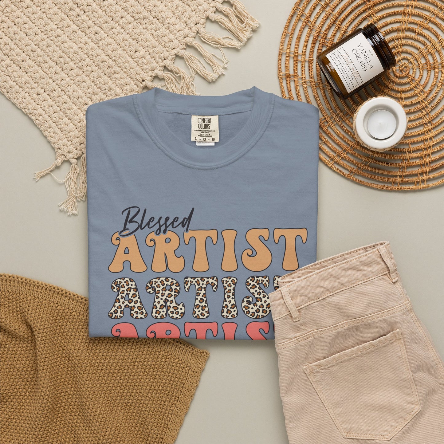 Blessed Artist Vintage-Style T-Shirt