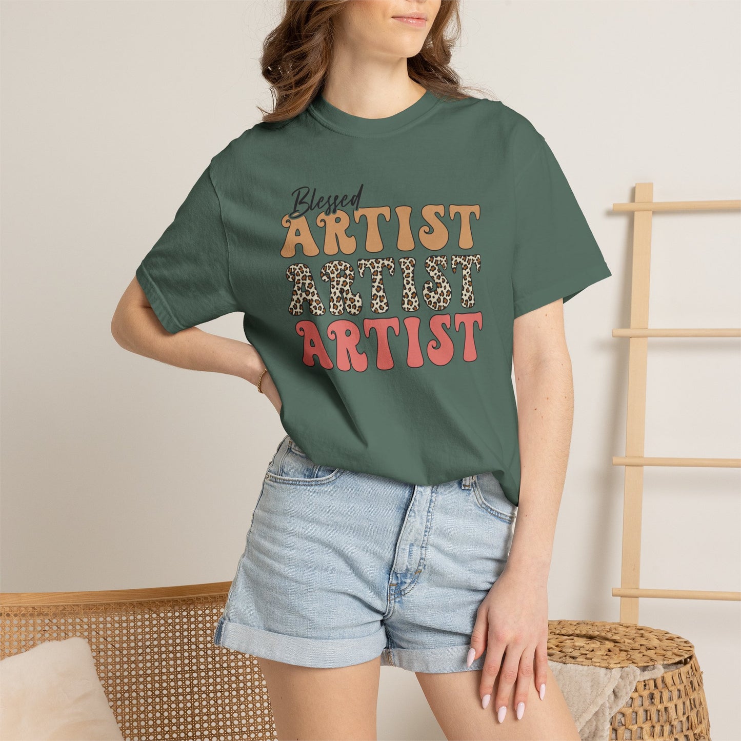 Blessed Artist Vintage-Style T-Shirt
