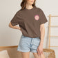 Hair Stylist Smiley T-Shirt — Pink Leopard Smiley Tee for Hairdressers