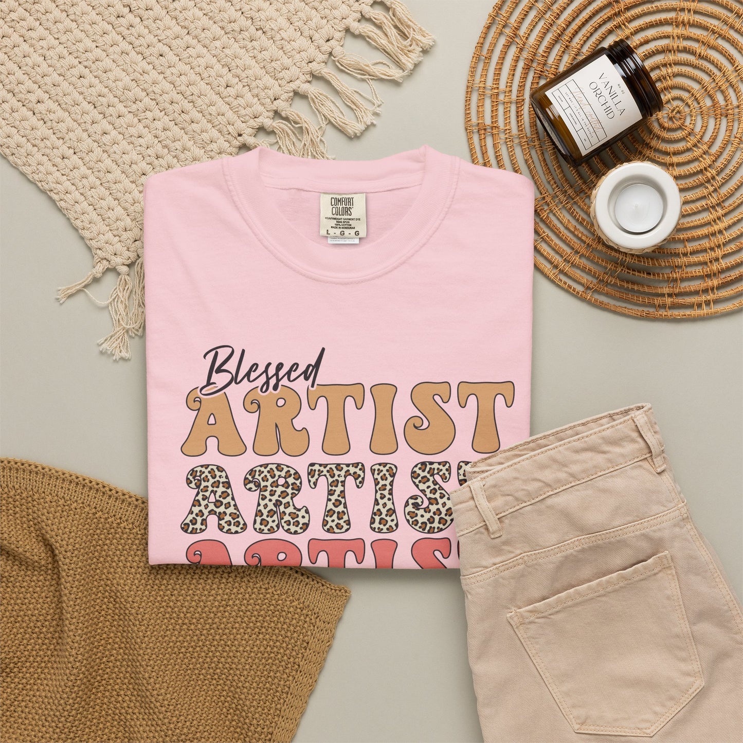 Blessed Artist Vintage-Style T-Shirt