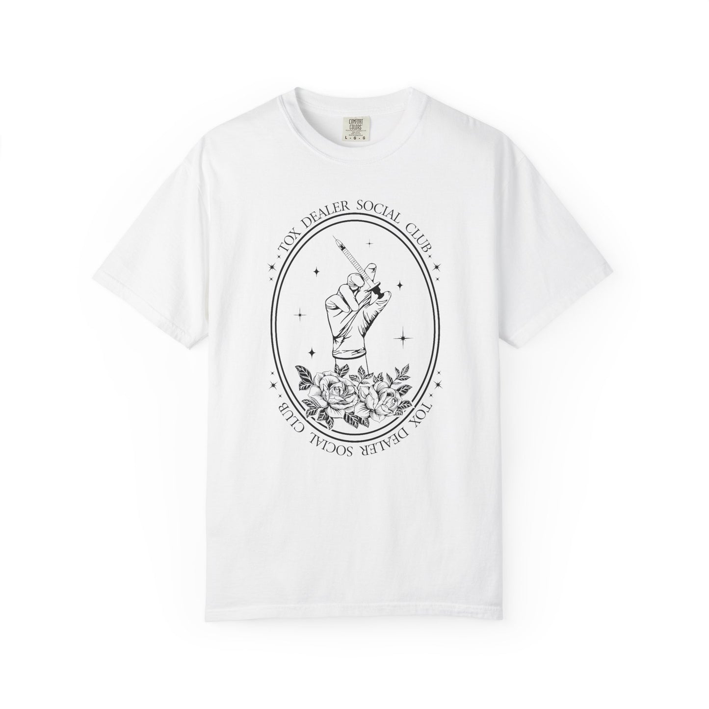 Tox Social Club Graphic T-Shirt — Floral Tarot Illustration