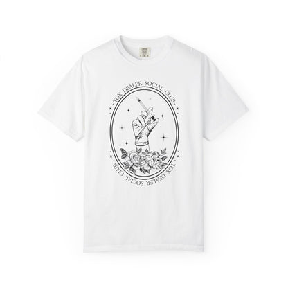 Tox Social Club Graphic T-Shirt — Floral Tarot Illustration