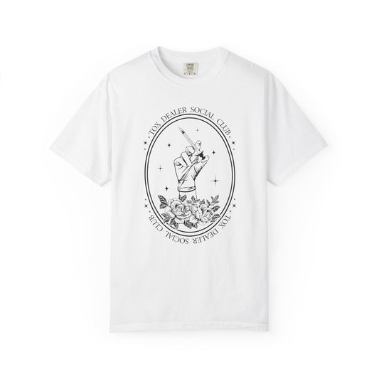 Tox Social Club Graphic T-Shirt — Floral Tarot Illustration