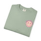 Hair Stylist Smiley T-Shirt — Pink Leopard Smiley Tee for Hairdressers