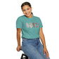 Nurse Injector Vibes Garment-Dyed T-Shirt — 'NURSE' Pastel Block & Script Design