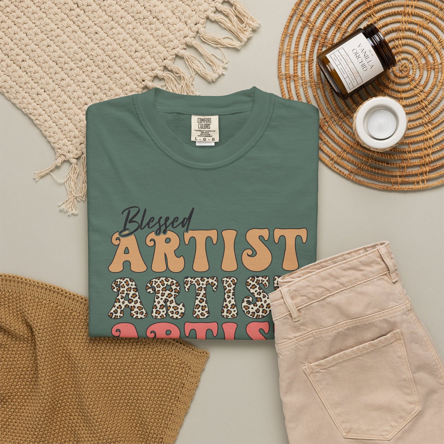 Blessed Artist Vintage-Style T-Shirt
