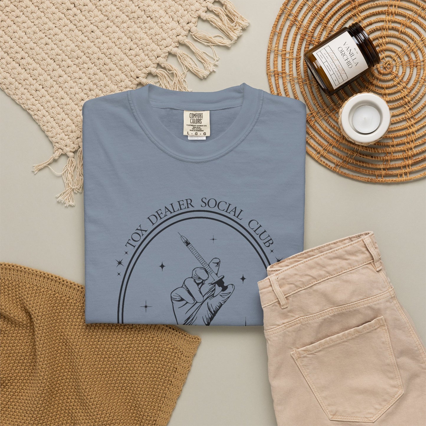 Tox Social Club Graphic T-Shirt — Floral Tarot Illustration