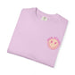Hair Stylist Smiley T-Shirt — Pink Leopard Smiley Tee for Hairdressers