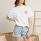 Hair Stylist Smiley T-Shirt — Pink Leopard Smiley Tee for Hairdressers