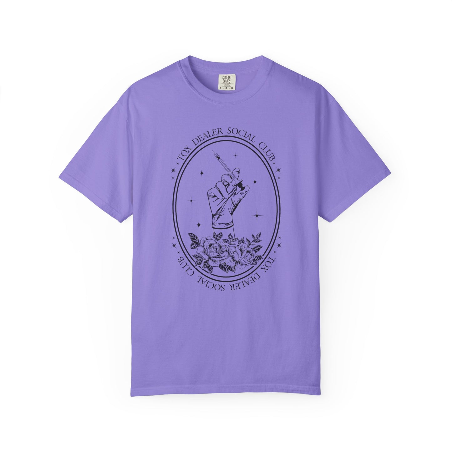 Tox Social Club Graphic T-Shirt — Floral Tarot Illustration