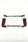 Blackish Green Contrast Trim Zipped Transparent PVC Single Shoulder Bag