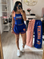Custom School Spirit Bow Short Set