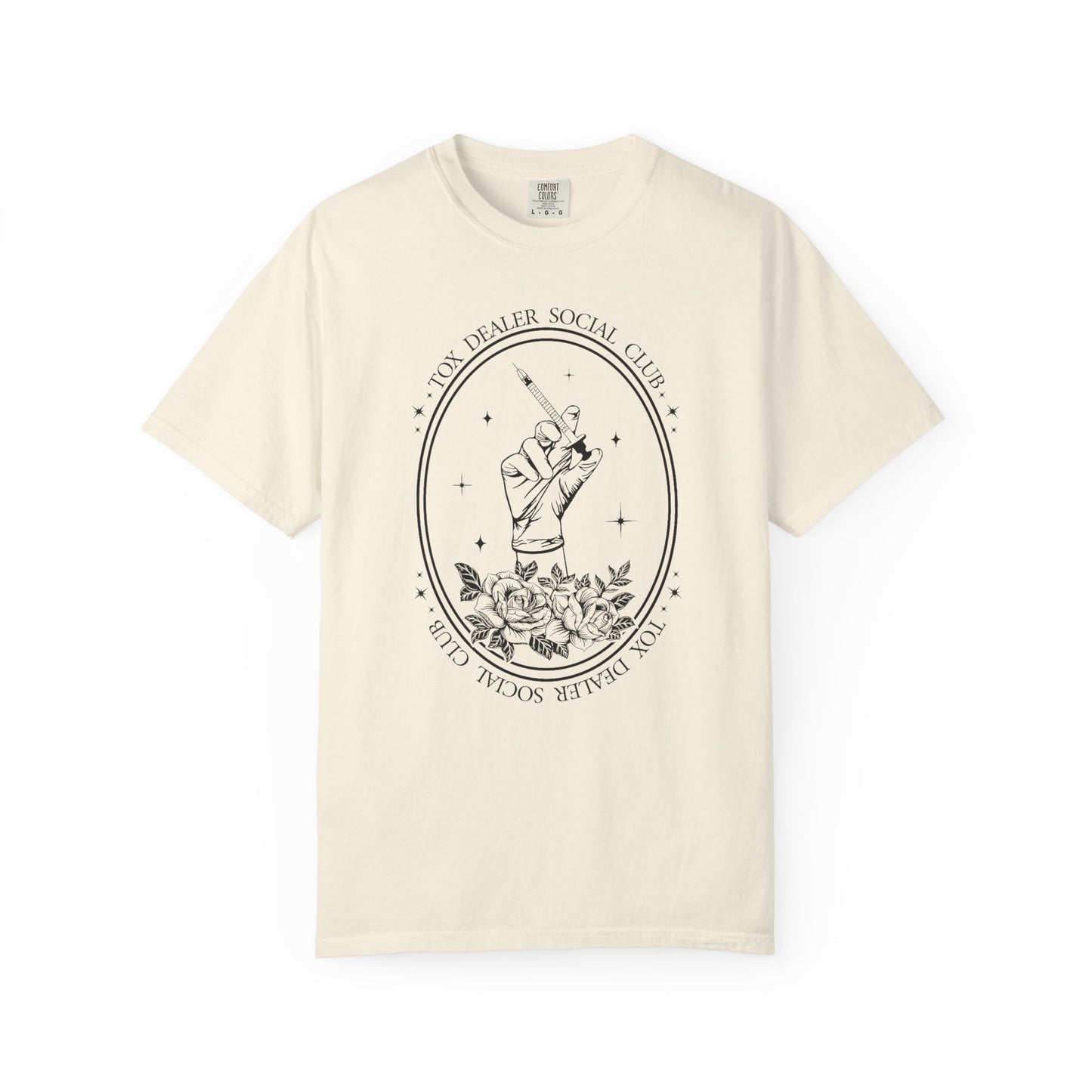 Tox Social Club Graphic T-Shirt — Floral Tarot Illustration