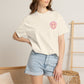 Hair Stylist Smiley T-Shirt — Pink Leopard Smiley Tee for Hairdressers
