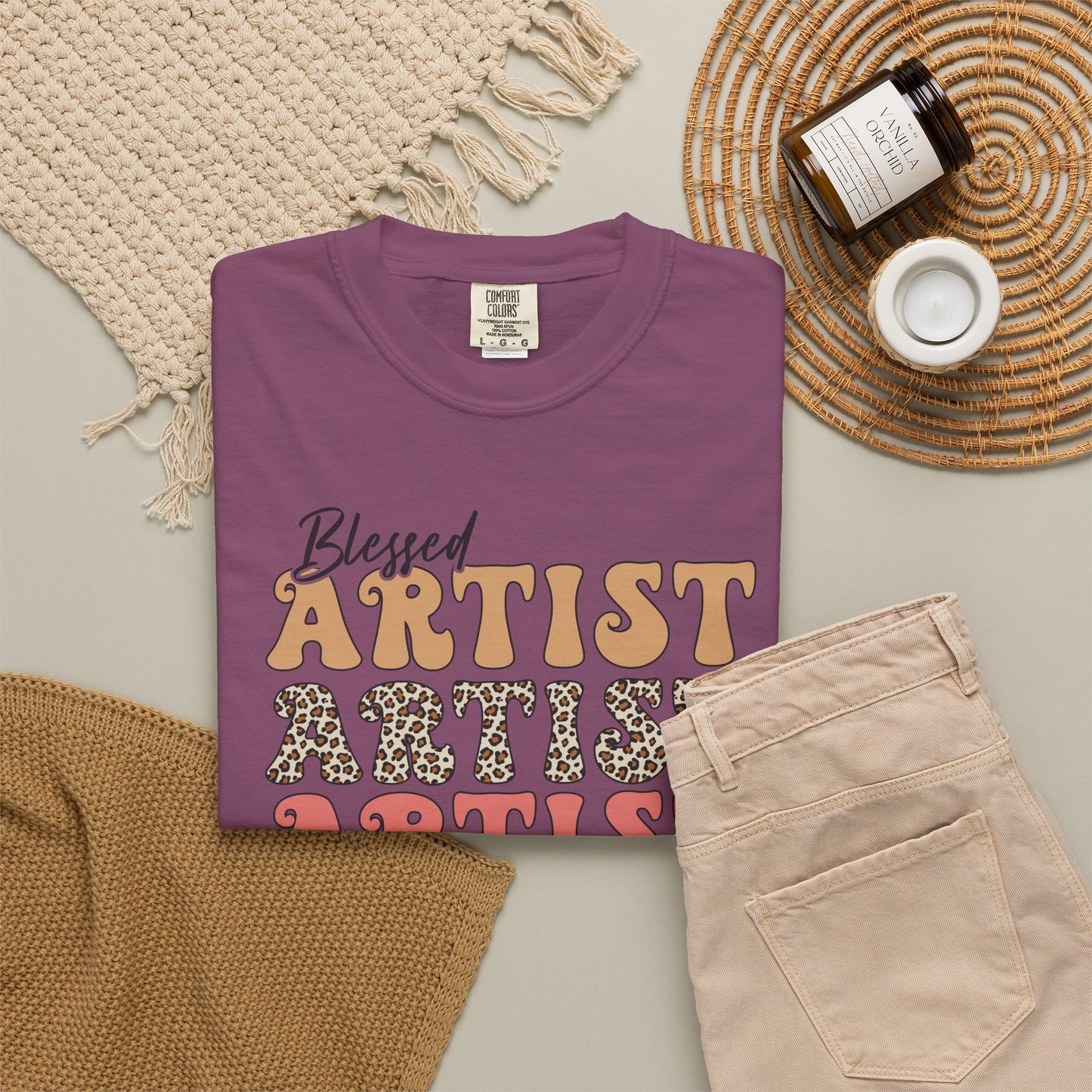 Blessed Artist Vintage-Style T-Shirt