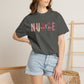 Nurse Injector Vibes Garment-Dyed T-Shirt — 'NURSE' Pastel Block & Script Design
