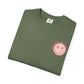 Hair Stylist Smiley T-Shirt — Pink Leopard Smiley Tee for Hairdressers