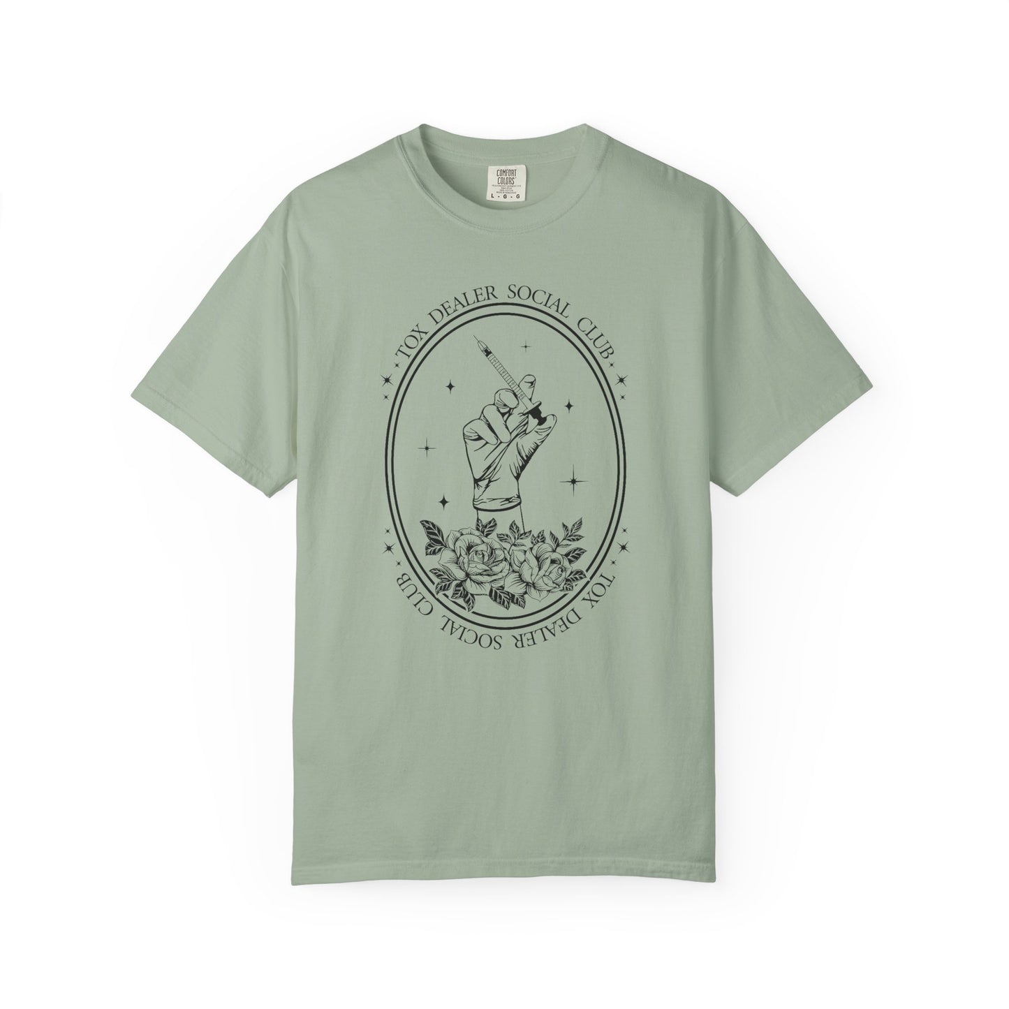 Tox Social Club Graphic T-Shirt — Floral Tarot Illustration