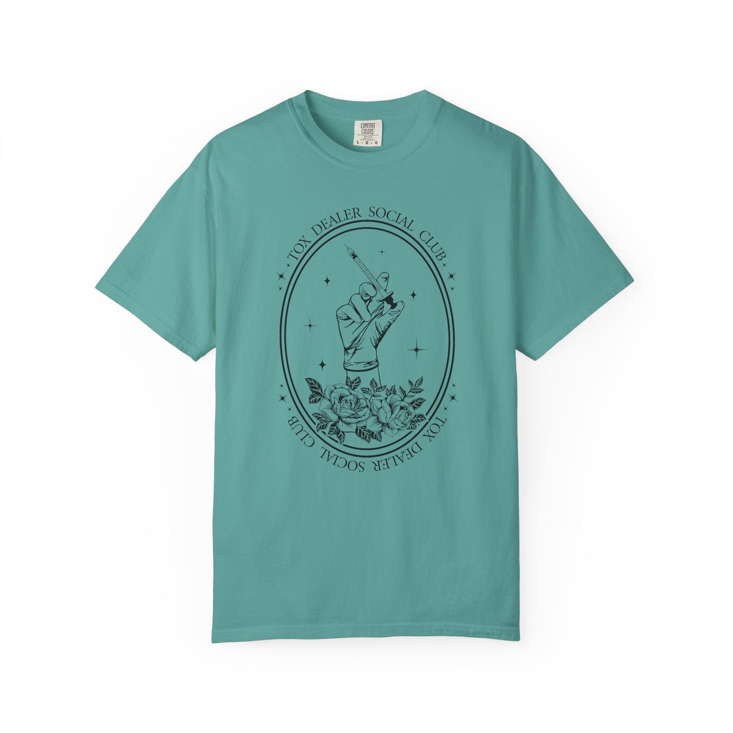 Tox Social Club Graphic T-Shirt — Floral Tarot Illustration