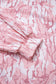 Multicolour Abstract Floral Print Loose Pullover Drawstring Pants 2pcs Set