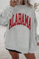 Light Grey MS Reversible Printed Ribbed Patchwork Mock Neck Sweatshirt