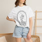 Tox Social Club Graphic T-Shirt — Floral Tarot Illustration