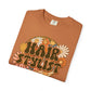 Hair Stylist T-Shirt — Retro Floral ‘Hair Stylist’ Tee