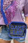 Black Clear PVC GAME DAY Summer Fashion Single Shoulder Bag
