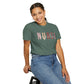 Nurse Injector Vibes Garment-Dyed T-Shirt — 'NURSE' Pastel Block & Script Design
