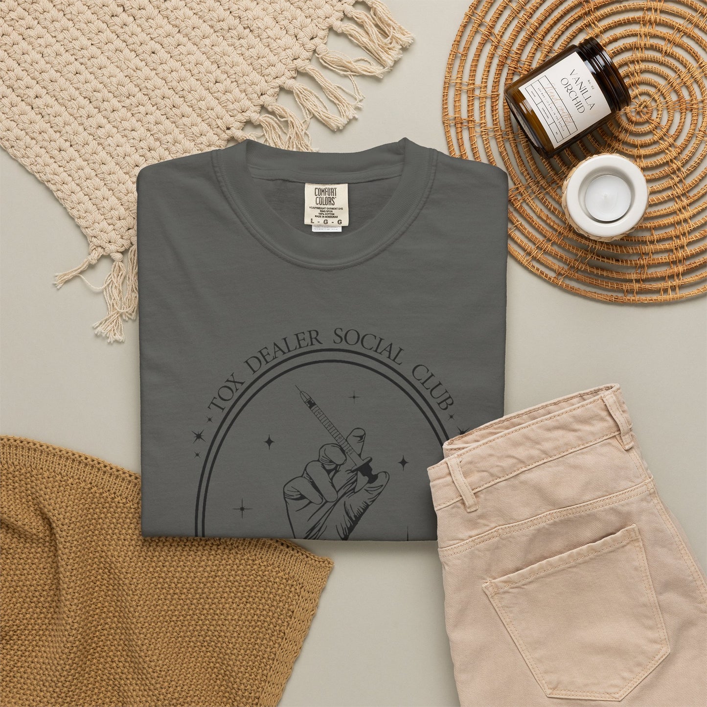 Tox Social Club Graphic T-Shirt — Floral Tarot Illustration